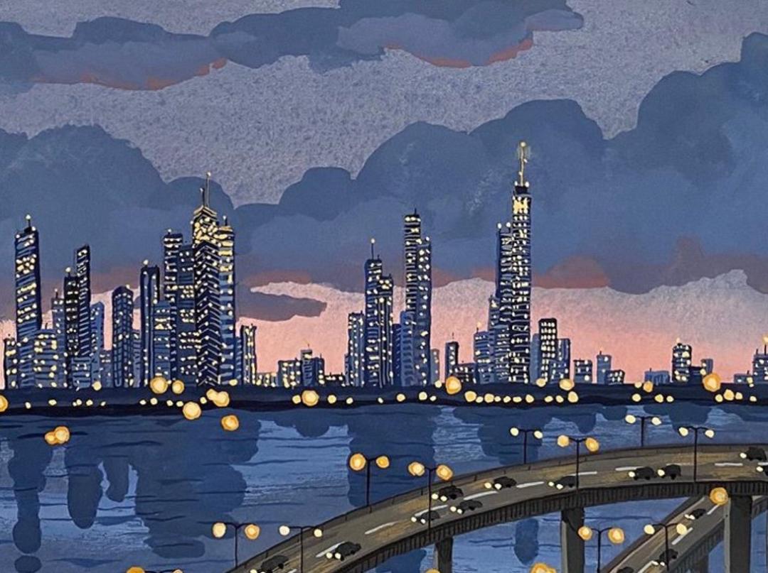 韩国插画师SEULAYI的旅行作品