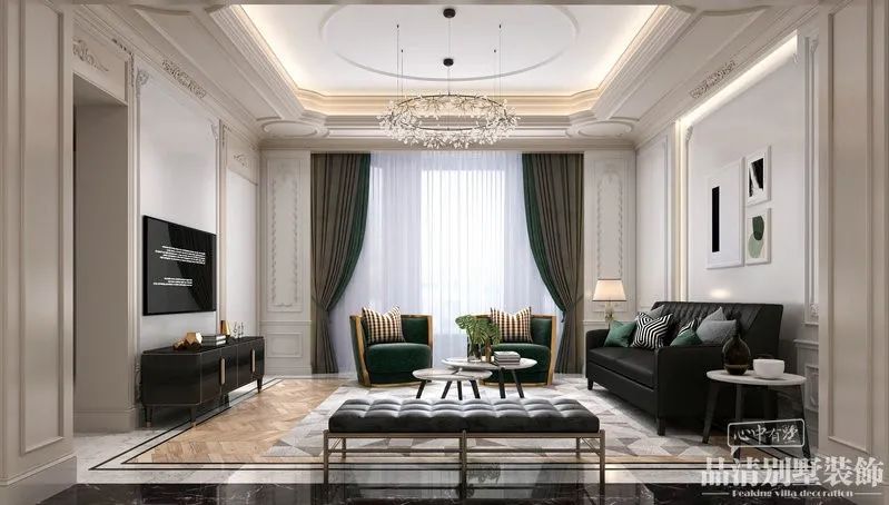 常州法式别墅庭院设计工程,常州花园别墅设计高级感