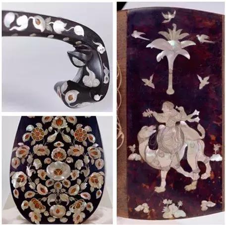 90年代镶嵌螺钿工艺,螺钿镶嵌玉盘