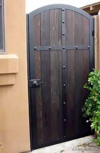 庭院栅栏门制作,庭院围墙护栏栅栏门