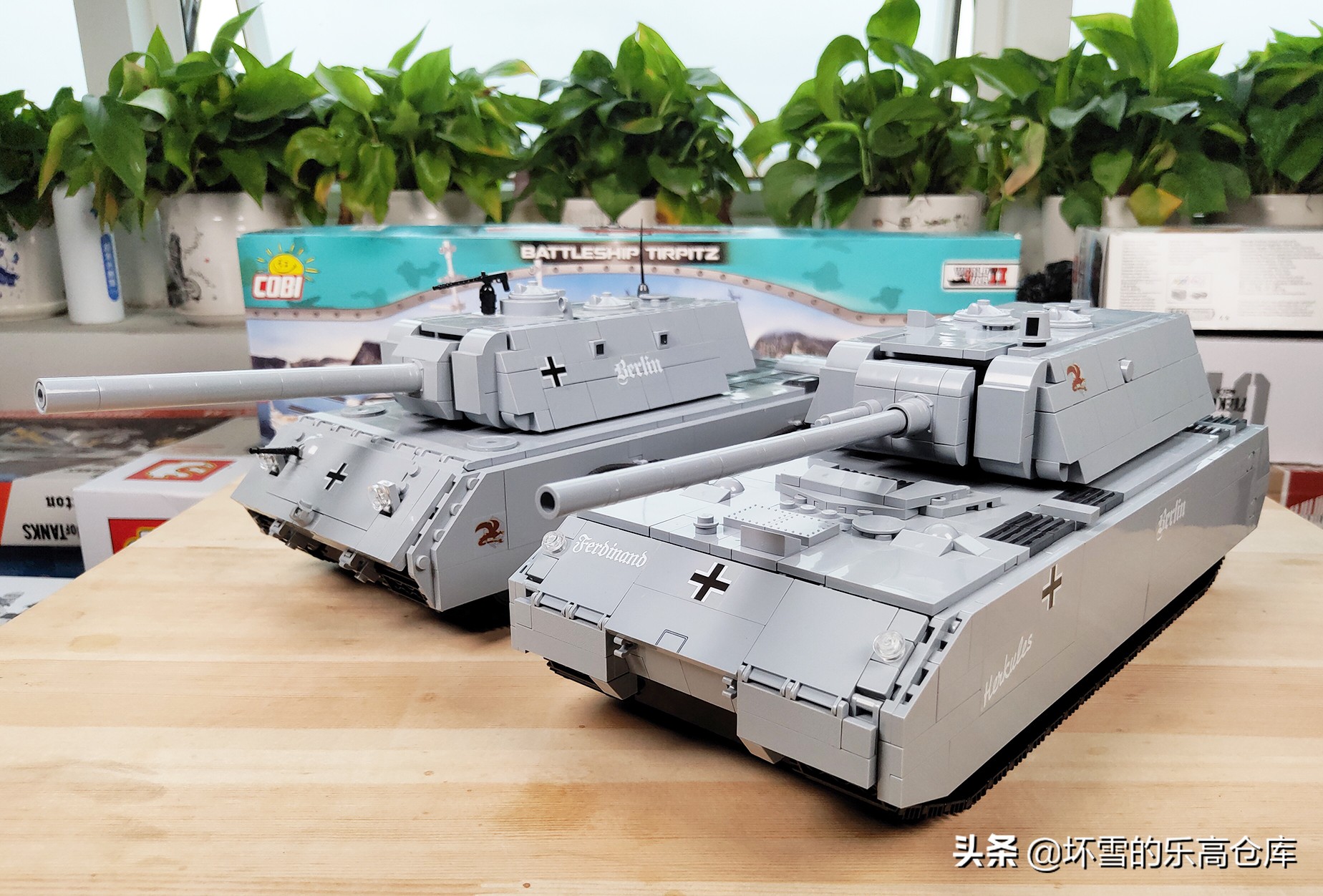cobi豹式坦克拼装过程,cobi积木德国坦克进化史