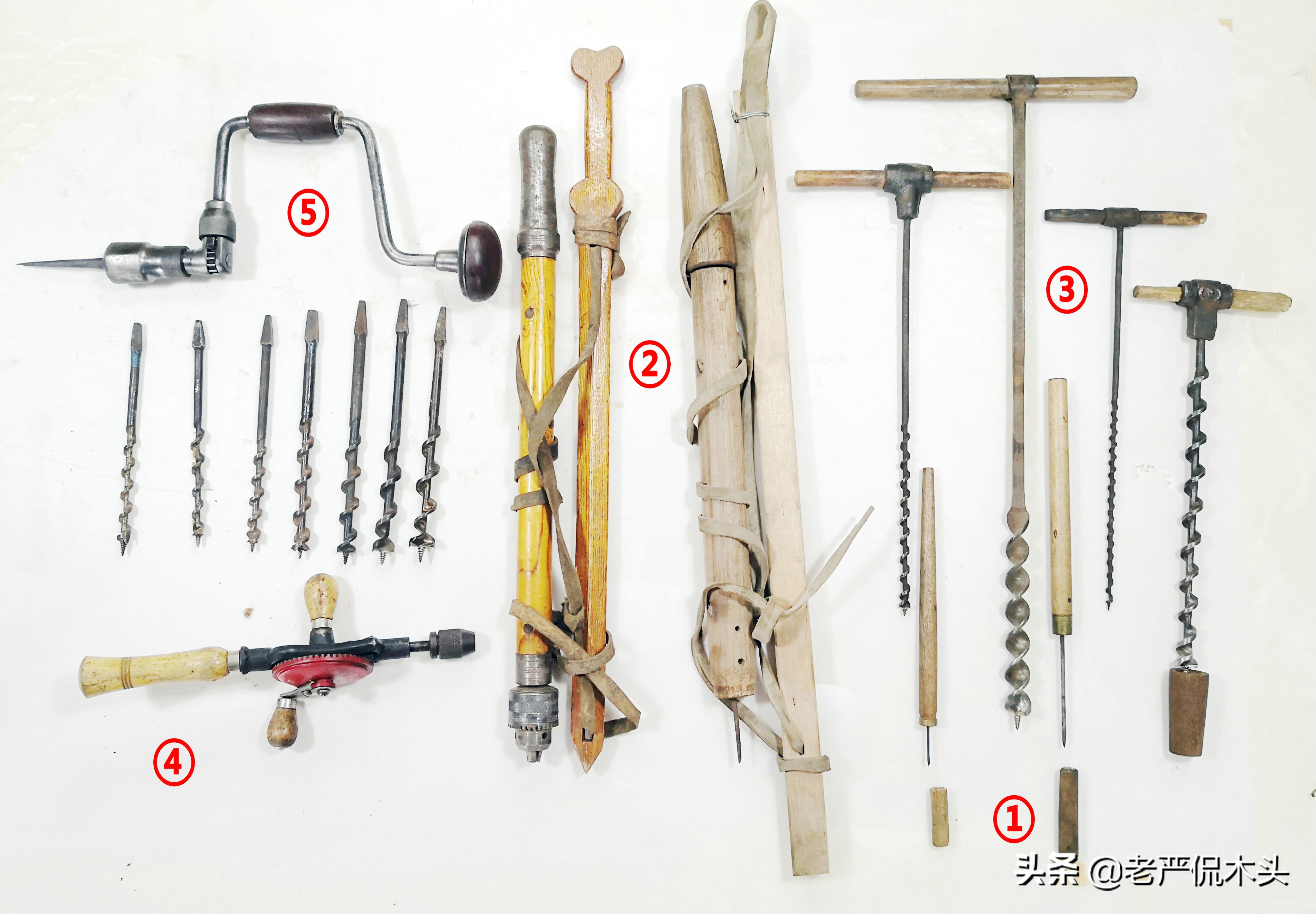 木工手工打孔的原始工具,木工现场制作无钉孔工艺