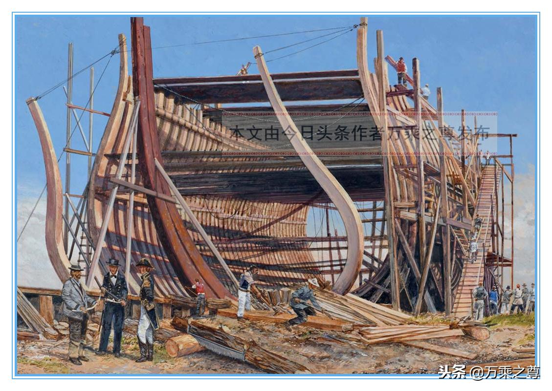 建造风帆战舰,古代风帆是怎么升降的