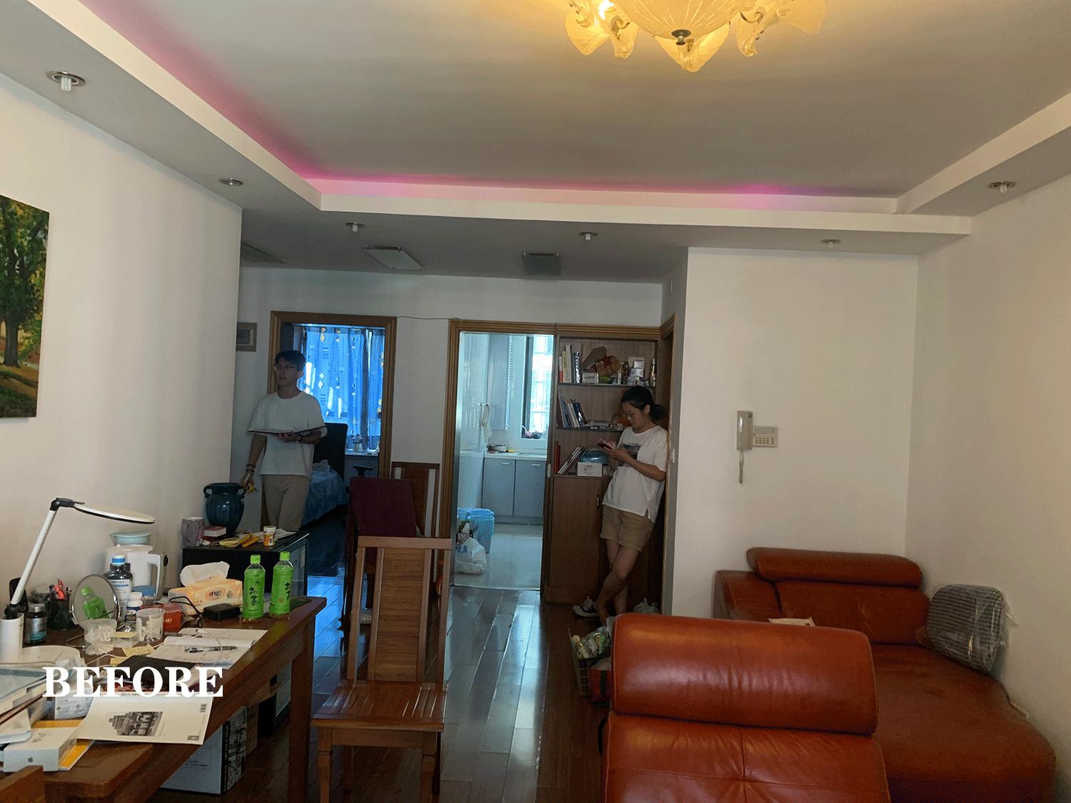 60平两房一厅带阳台改造,65平小户型装4分离卫生间