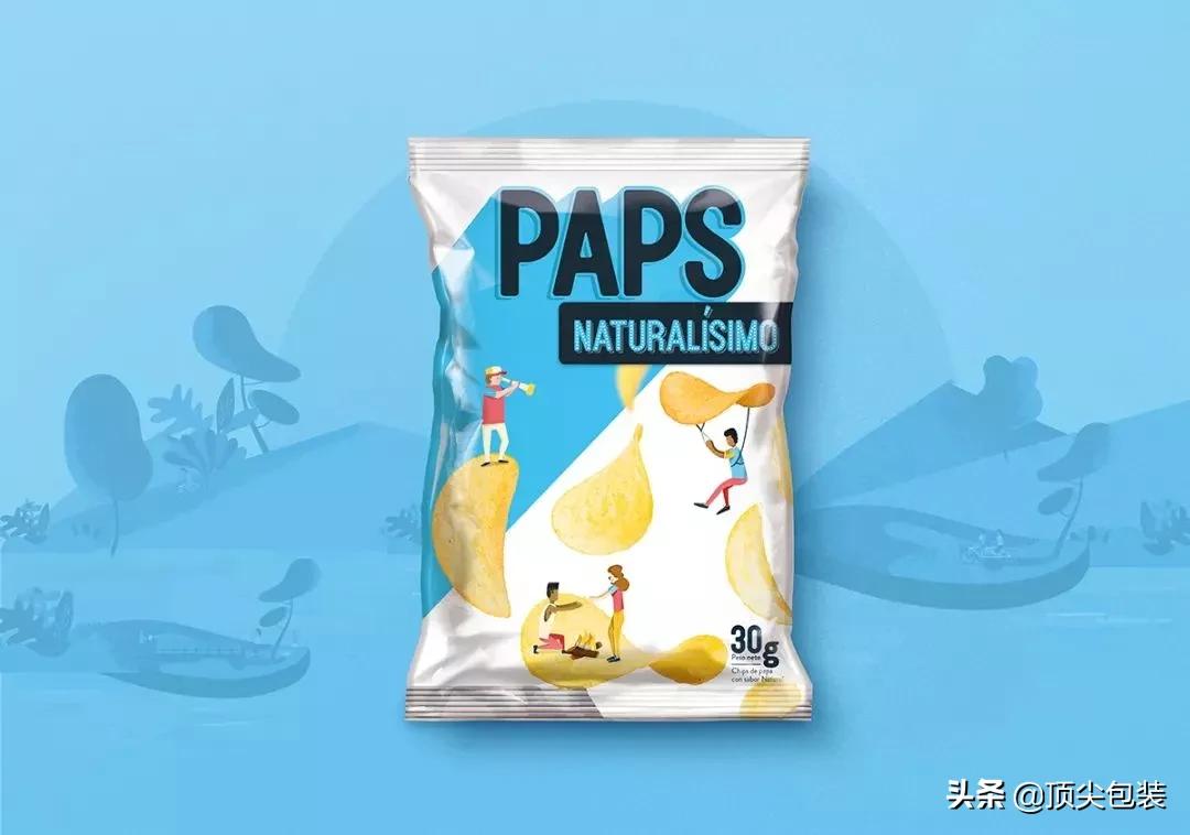 有创意的薯片包装,薯片包装风格