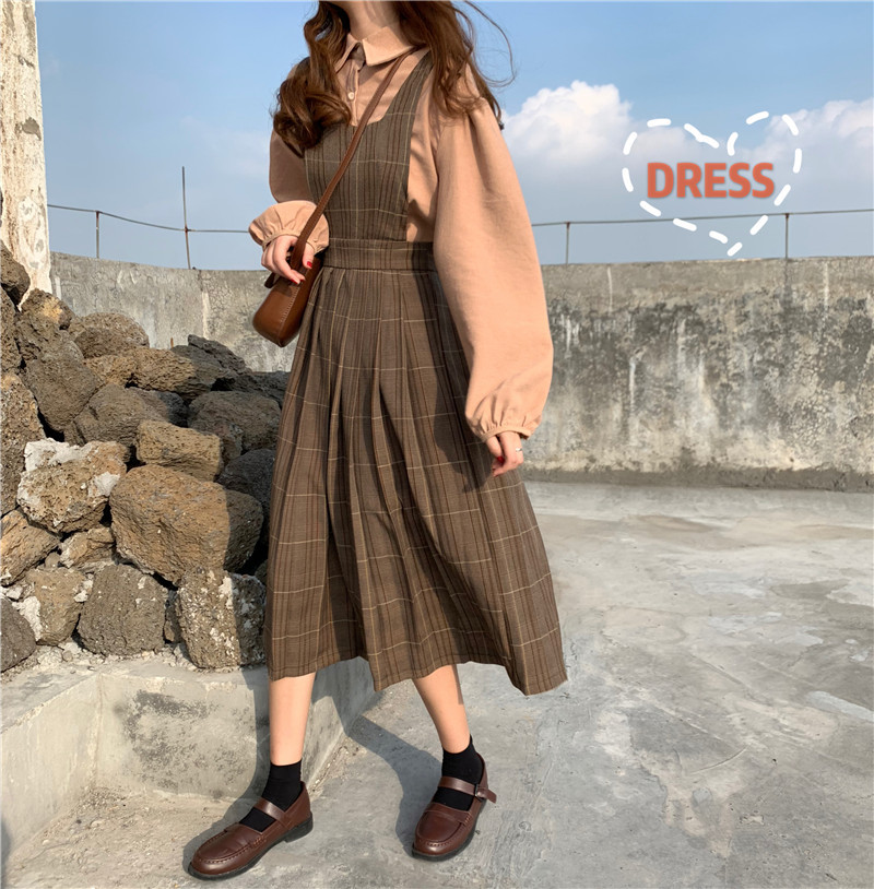 小众气质衬衫连衣裙,高级百搭衬衫连衣裙