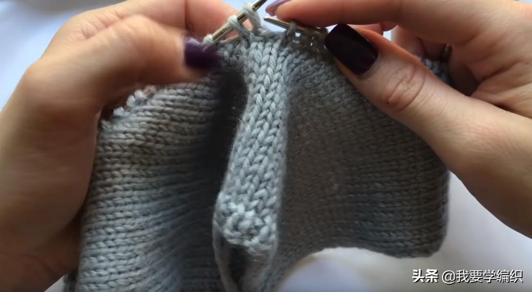 v领挑边怎么织,织毛衣织螺纹哪一个好看
