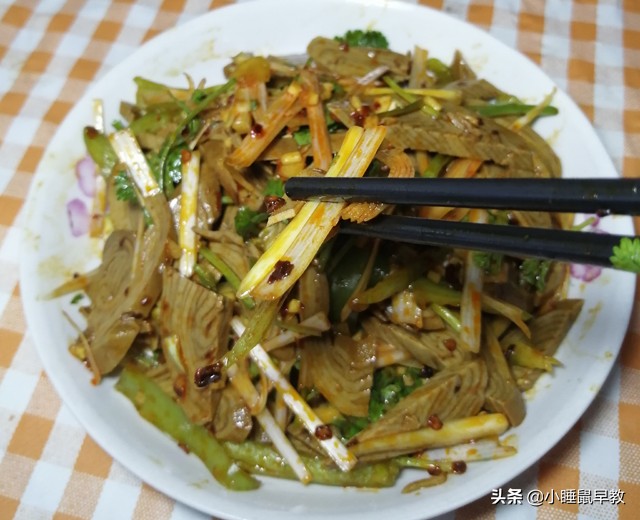 樱花凉拌素火腿,徐州菜凉拌素火腿