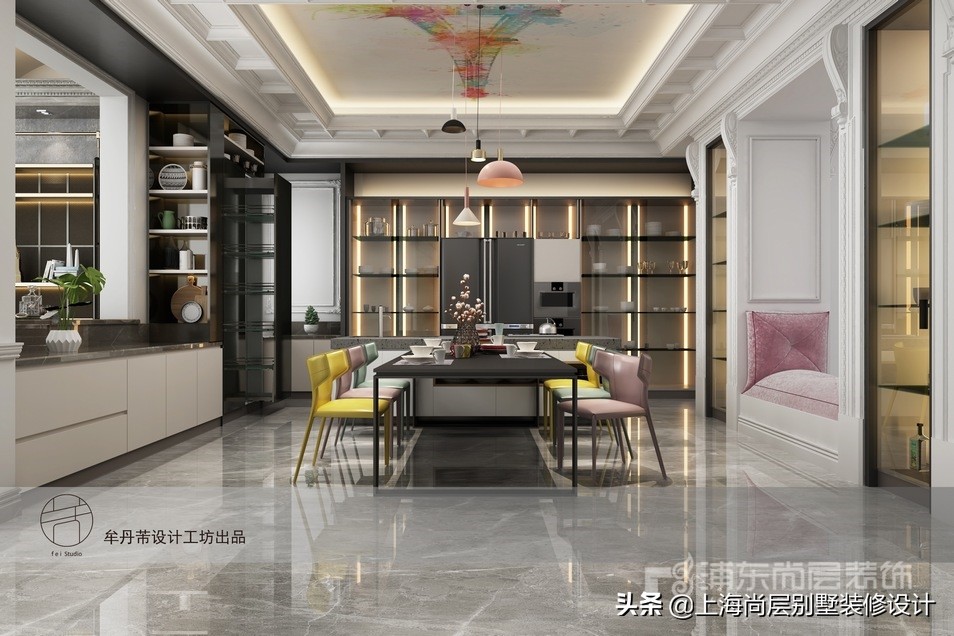 海淀法式轻奢别墅设计,青岛法式轻奢别墅设计