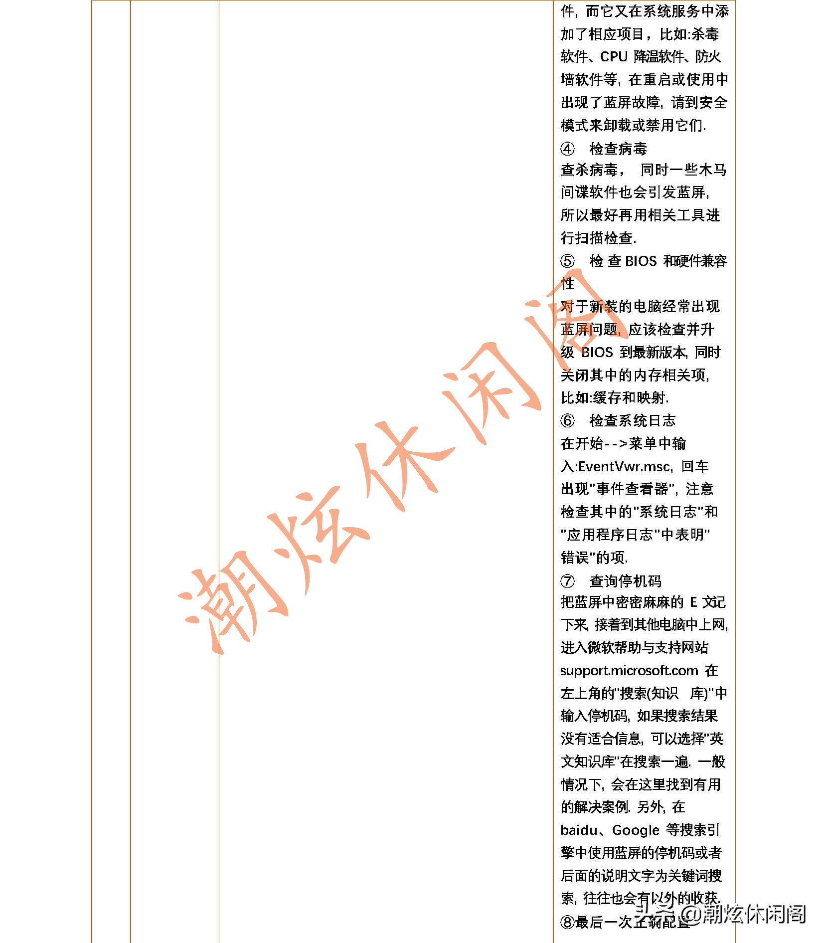 最全的Windows系统蓝屏死机代码的含义及解决方案