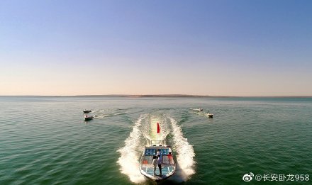 榆林沙漠淡水湖,陕西神木盐碱湖