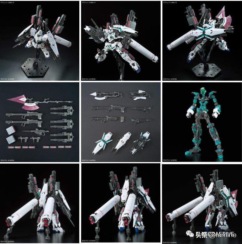 高达uc100独角兽模型开箱,高达ucrx-0