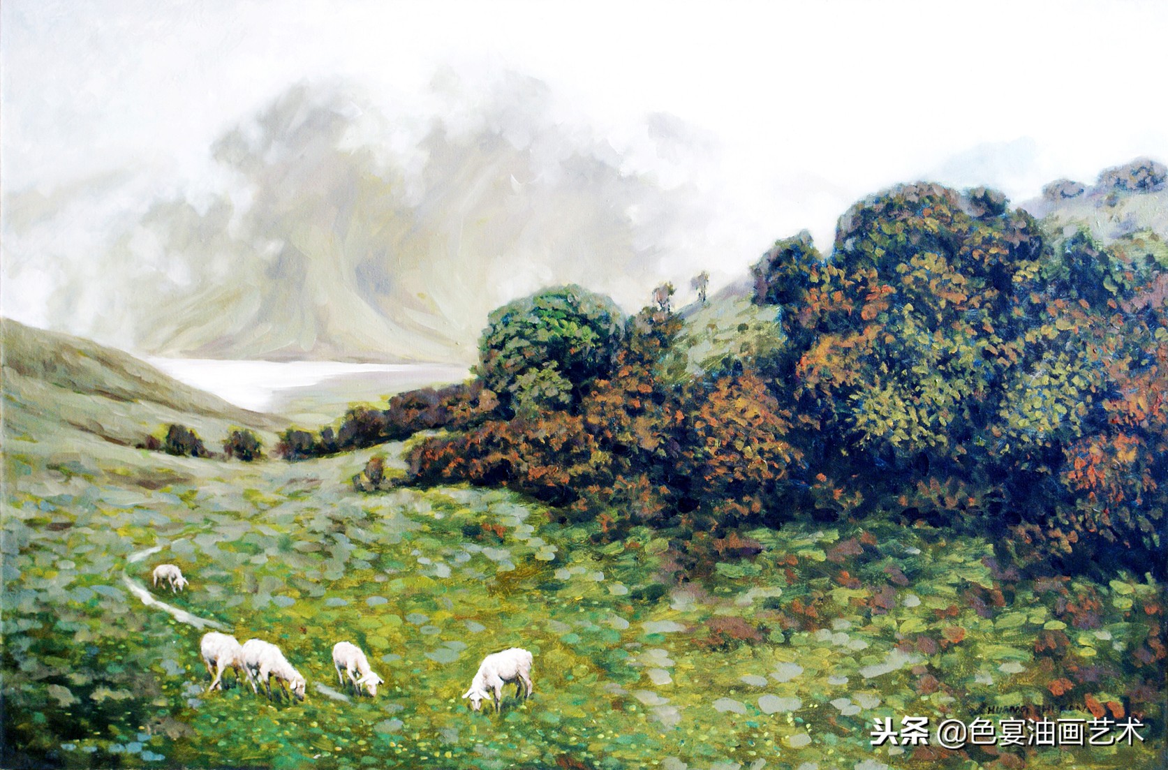 俄罗斯油画大师风景油画教程视频,油画大师油画风景创作教学视频
