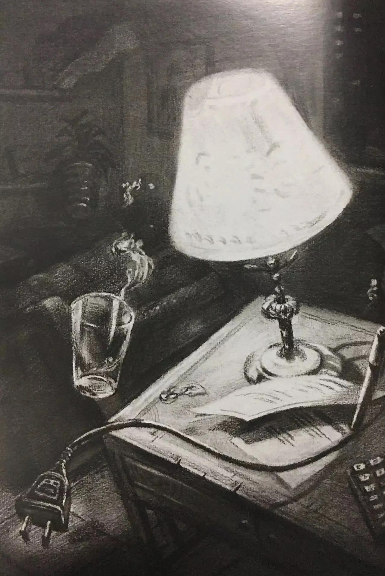 清华校考场景素描高分卷,清华素描场景高分卷技法