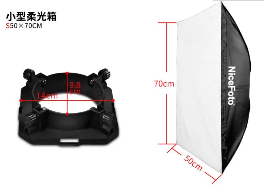 nicefoto耐思200w摄影灯不亮,柔光箱的作用