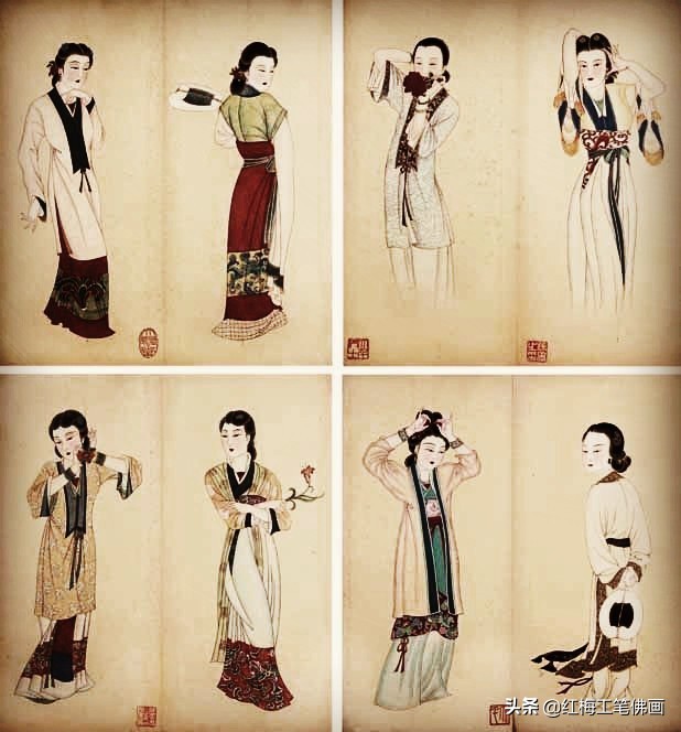 工笔画各种材料,讲讲工笔画的一些干货