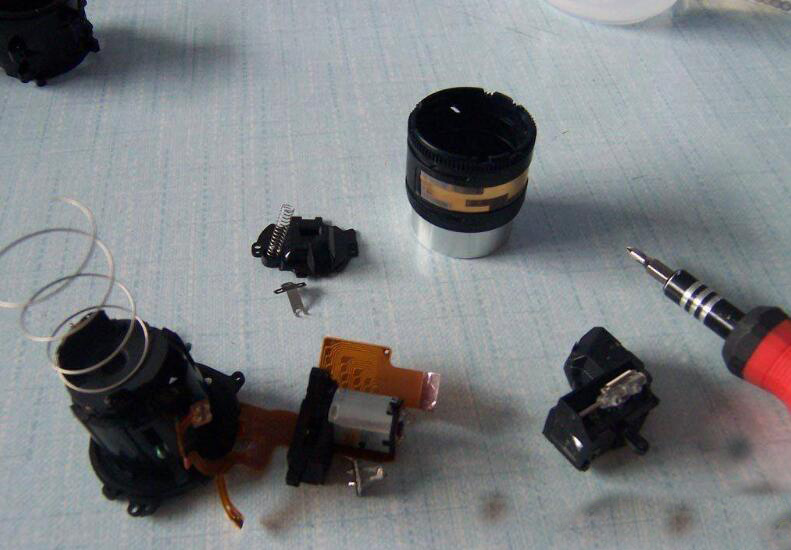 数码相机镜头内部构造,相机镜头拆解方法