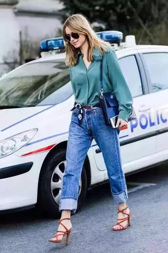 什么牛仔裤卷边好看还好穿,男士百搭休闲修身裤卷边裤夏款