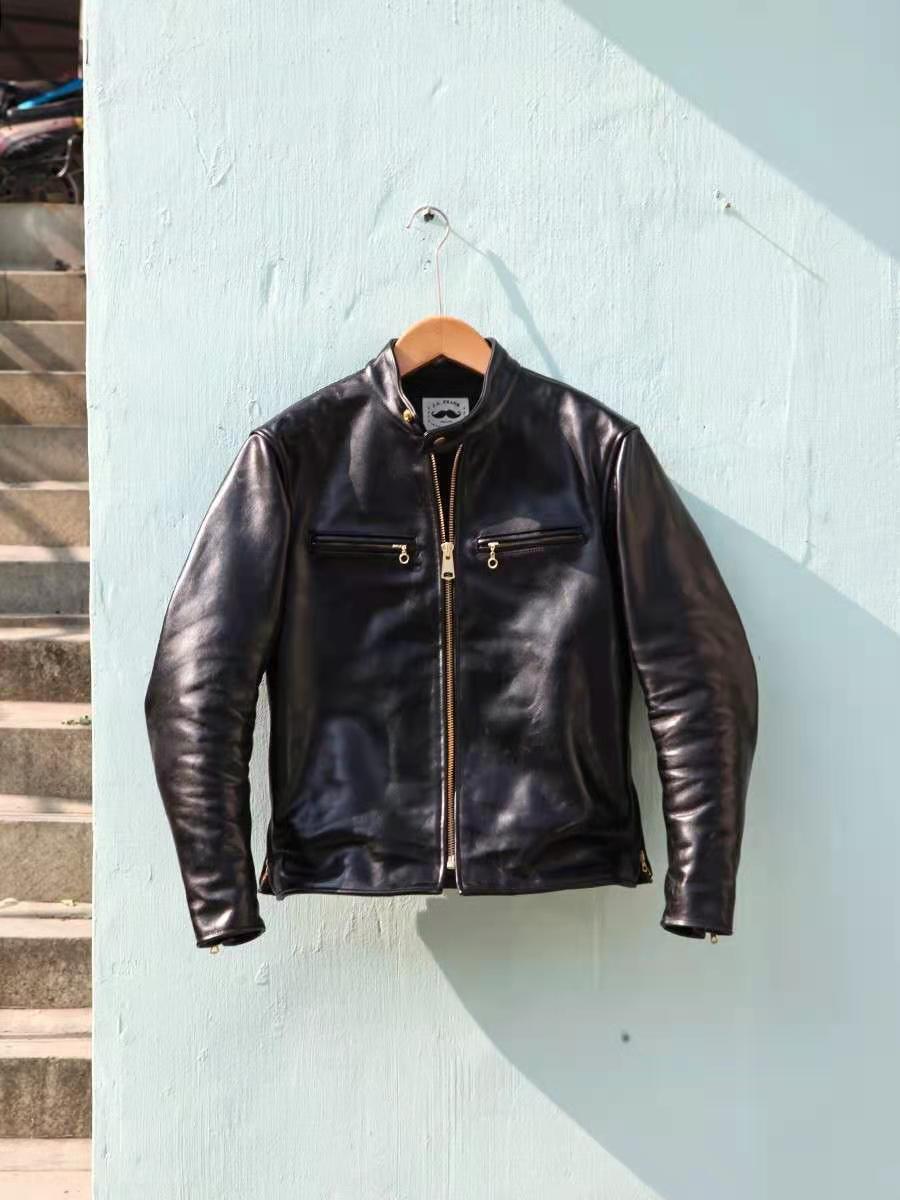 罗蒙复古机车皮衣,想玩机车入门款