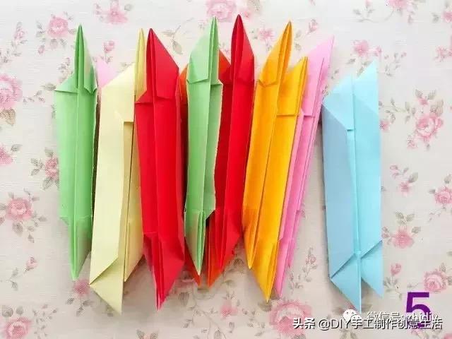 荷花灯折纸方法及步骤图,荷花折纸灯