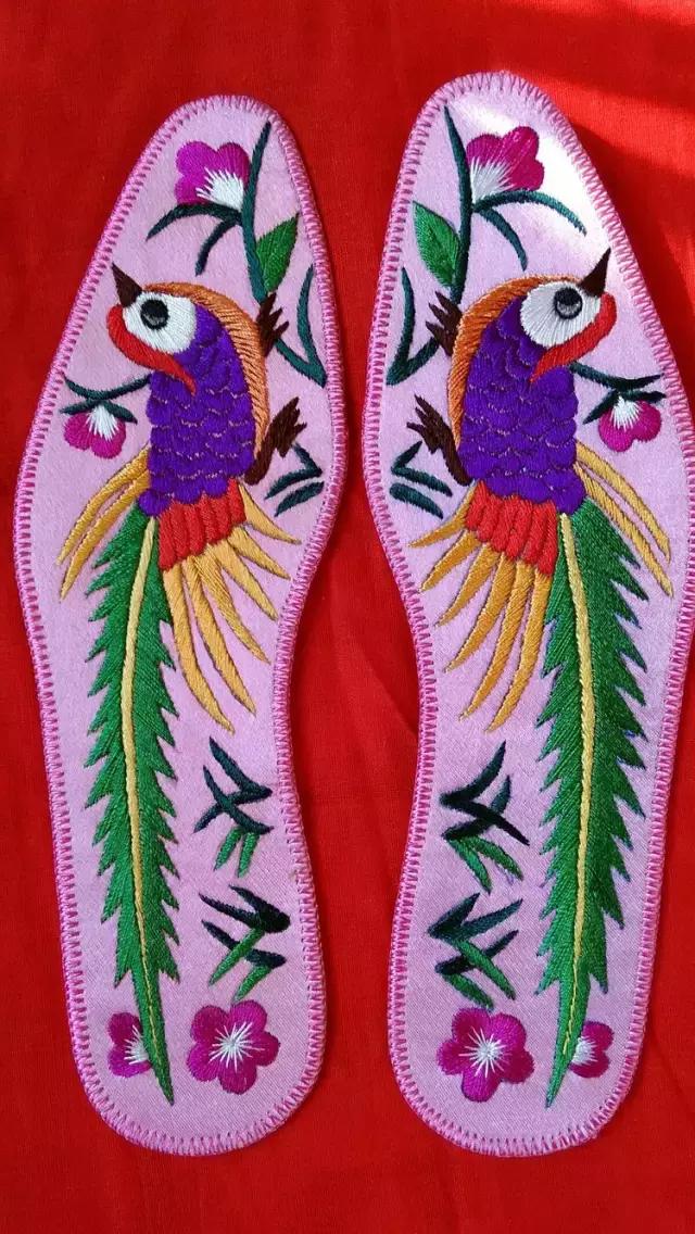 好看的刺绣鞋垫图案大全,刺绣鞋垫100种图片