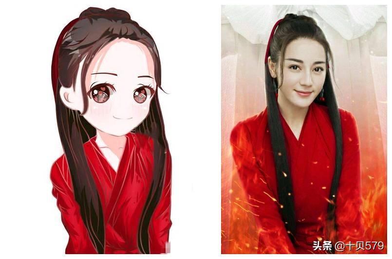 迪丽热巴戴帽子q版萌图,迪丽热巴q版萌图