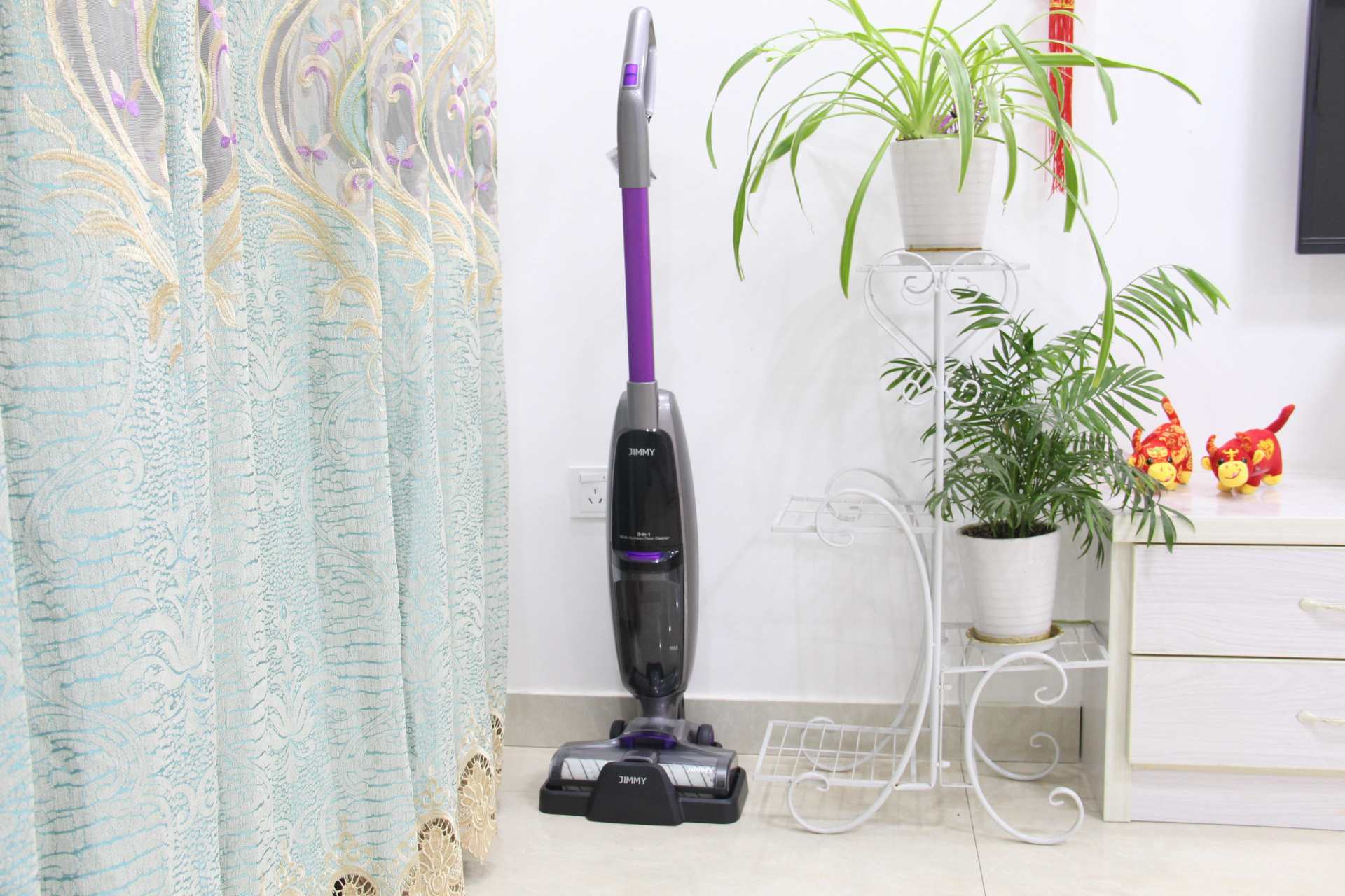 吉米洗地机x8怎么一键自清洁,吉米jimmy智能洗地机x8速干无线