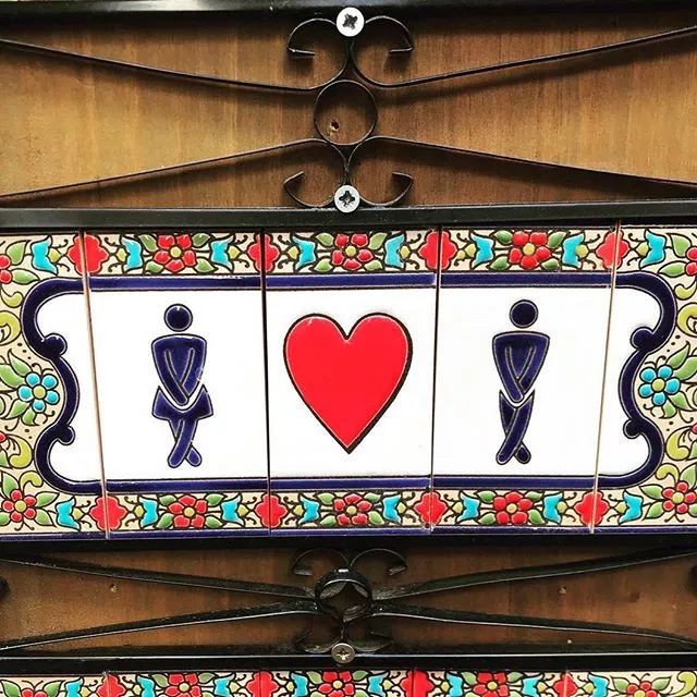 新中式男女厕所标志,各种各样的男女厕所标志