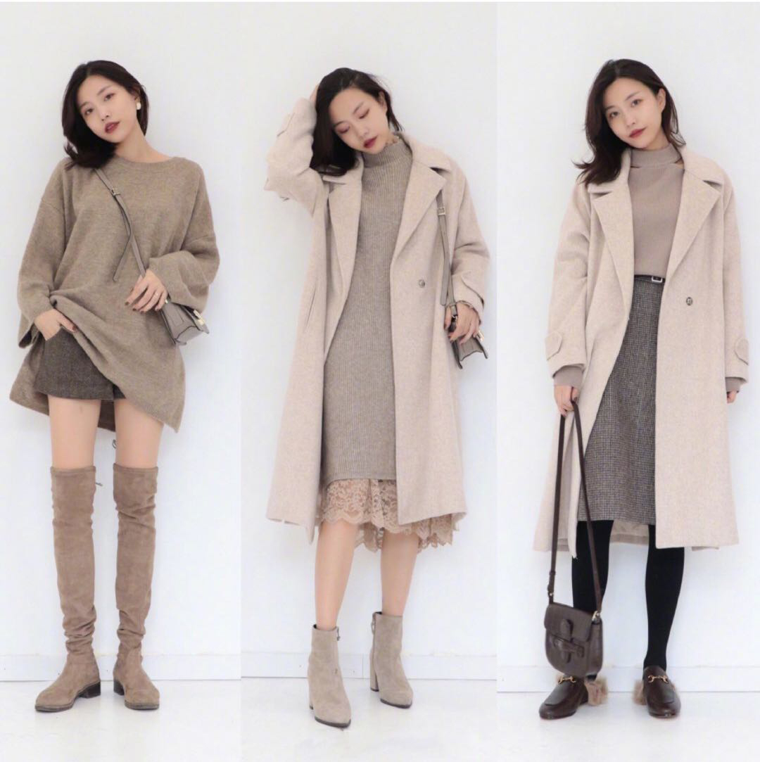 简约高级时髦的秋冬穿搭,秋冬极简风穿搭好看又日常