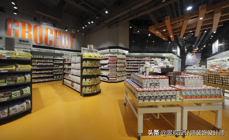 商场店铺设计案例图纸,超市设计图解大全