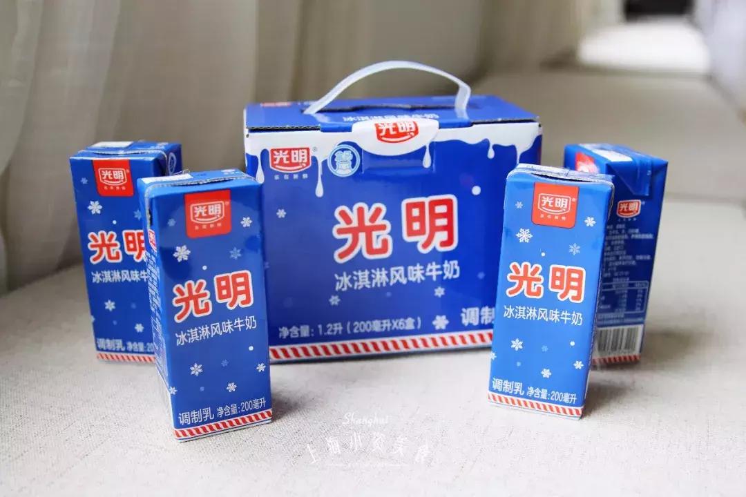 光明白雪冰砖香草味冰淇淋,光明的冰淇淋是鲜奶还是奶粉