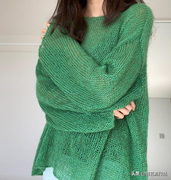 这个季节女穿什么衣服,早春款韩系温柔风蝴蝶结针织毛衣