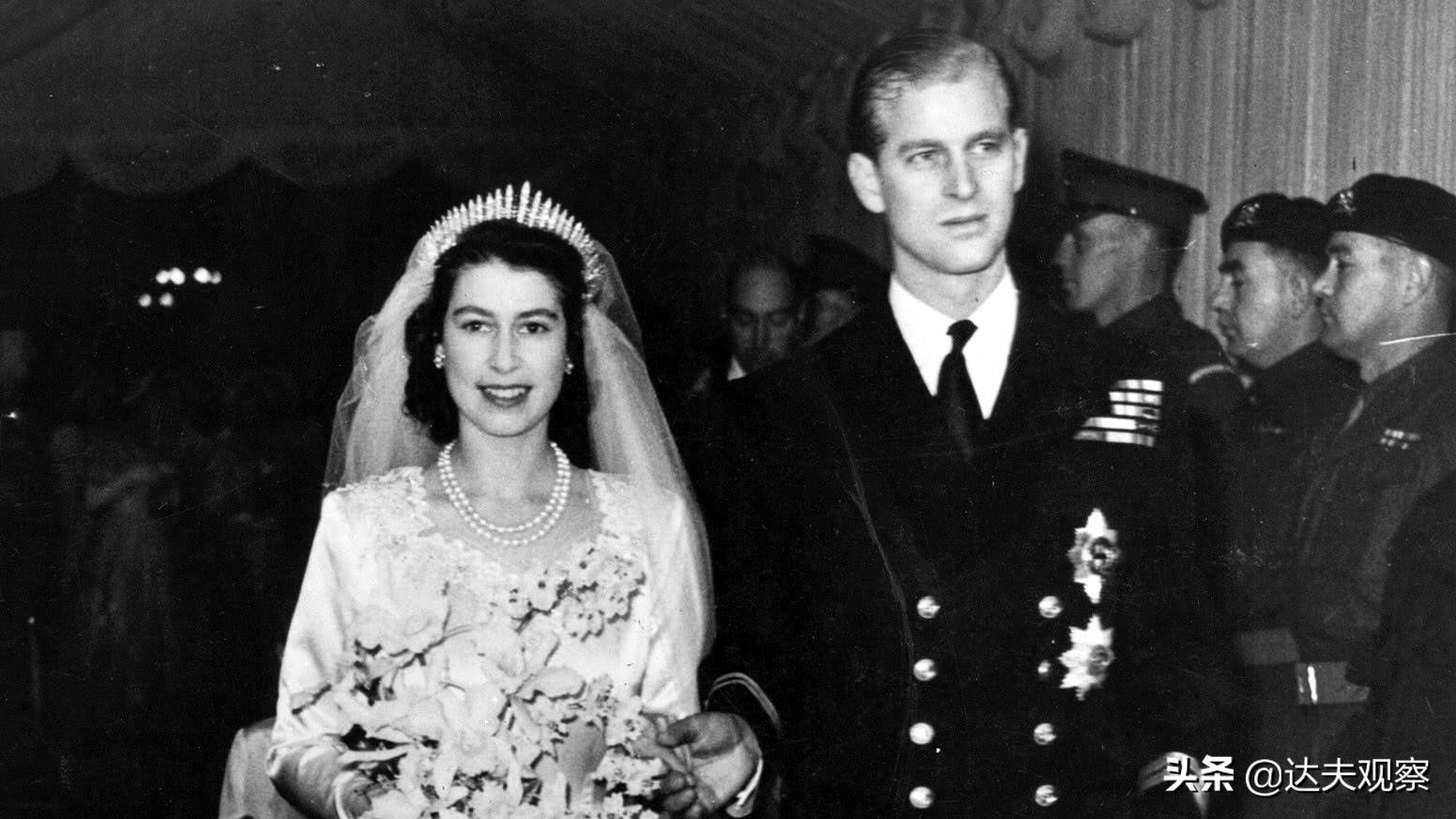伊丽莎白女王菲利普亲王大婚,菲利普王子和伊丽莎白女王婚礼