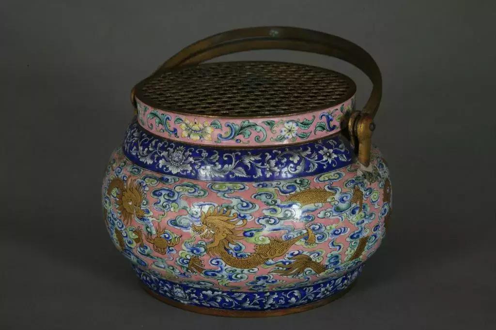 清朝宫廷取暖神器,清代青铜取暖器