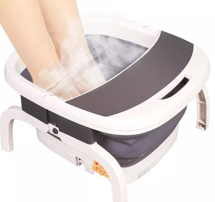 可加热足浴盆可折叠,折叠足浴按摩加热洗脚盆