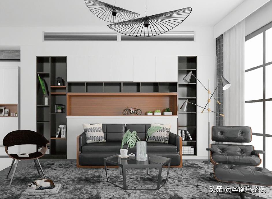 客厅沙发没有靠山怎么设计,沙发不靠墙的客厅该怎样设计