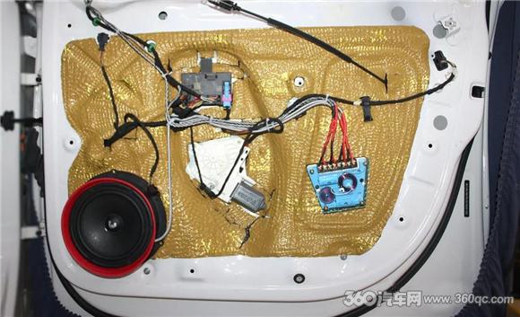 前后声场同型号喇叭,大众夏朗改音响