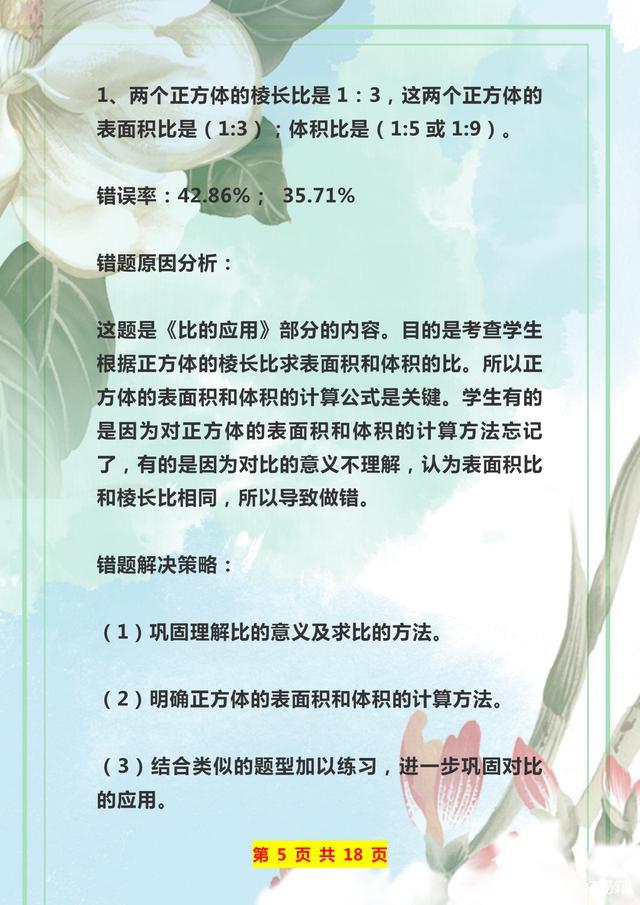 小学数学易错题集整理的最好方法,小学数学易错题整理