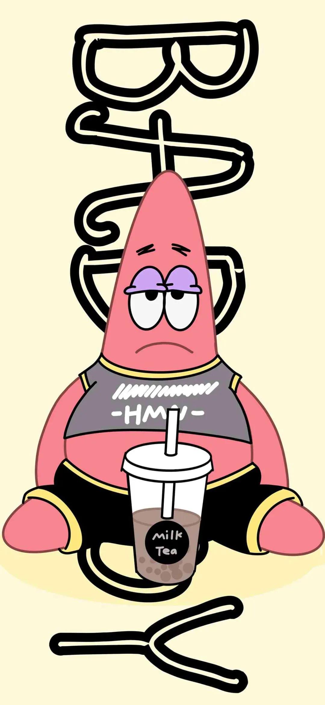 海绵宝宝壁纸全面屏全角色,关于海绵宝宝的壁纸高清