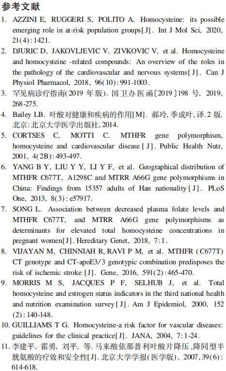 同型半胱氨酸高的原因及解决方法 (高同型半胱氨酸血症专家共识)