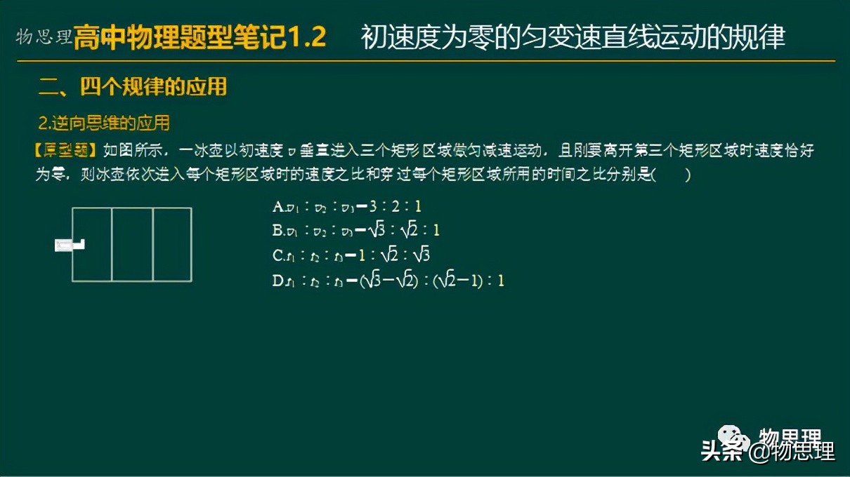 匀变速直线运动的规律讲课稿,匀变速直线运动物理笔记