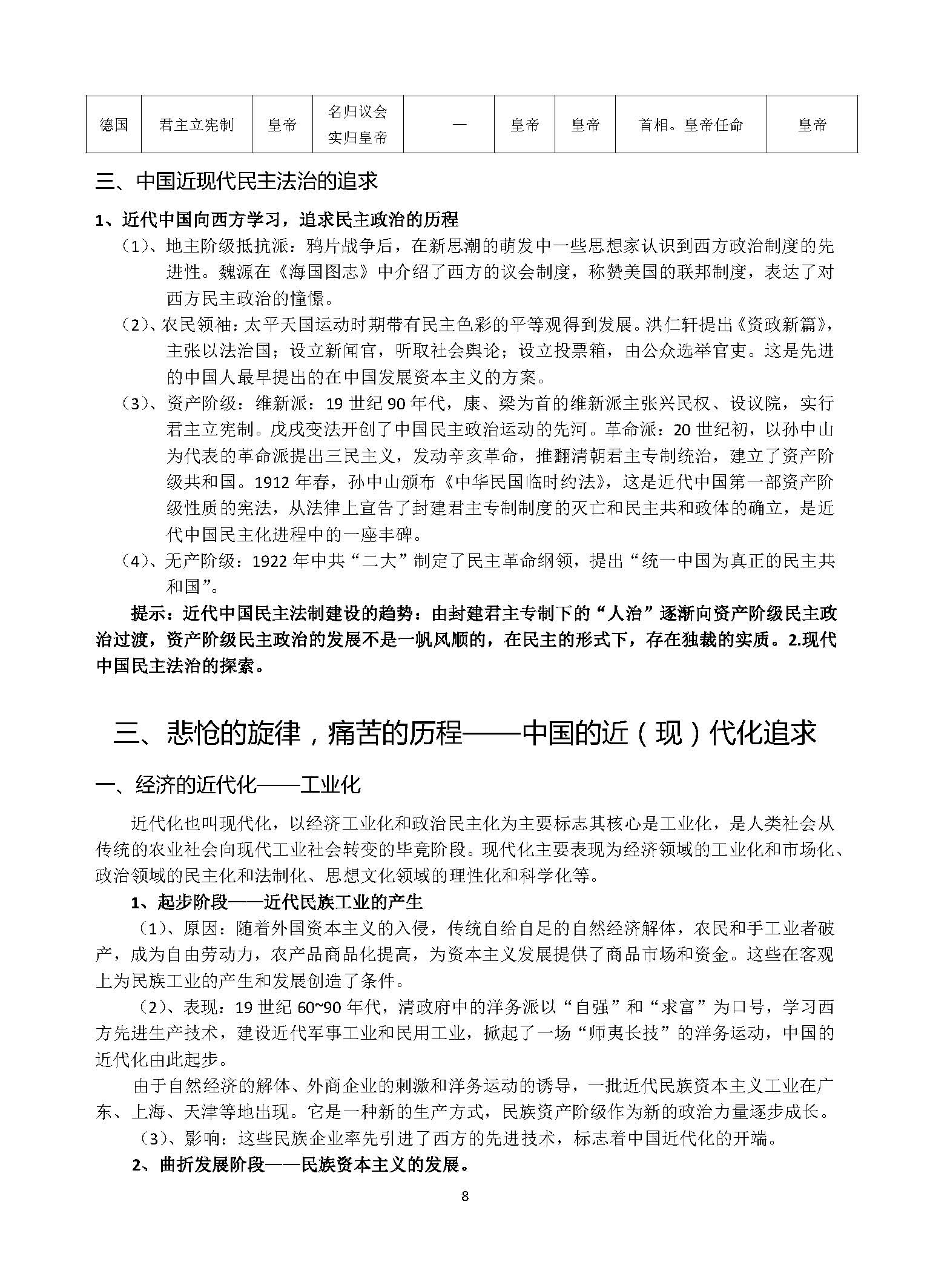 高考历史必背笔记,高考历史必背知识点归纳总结大全