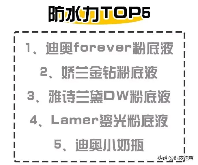 11块钱粉底液,10款超好用的大牌粉底液