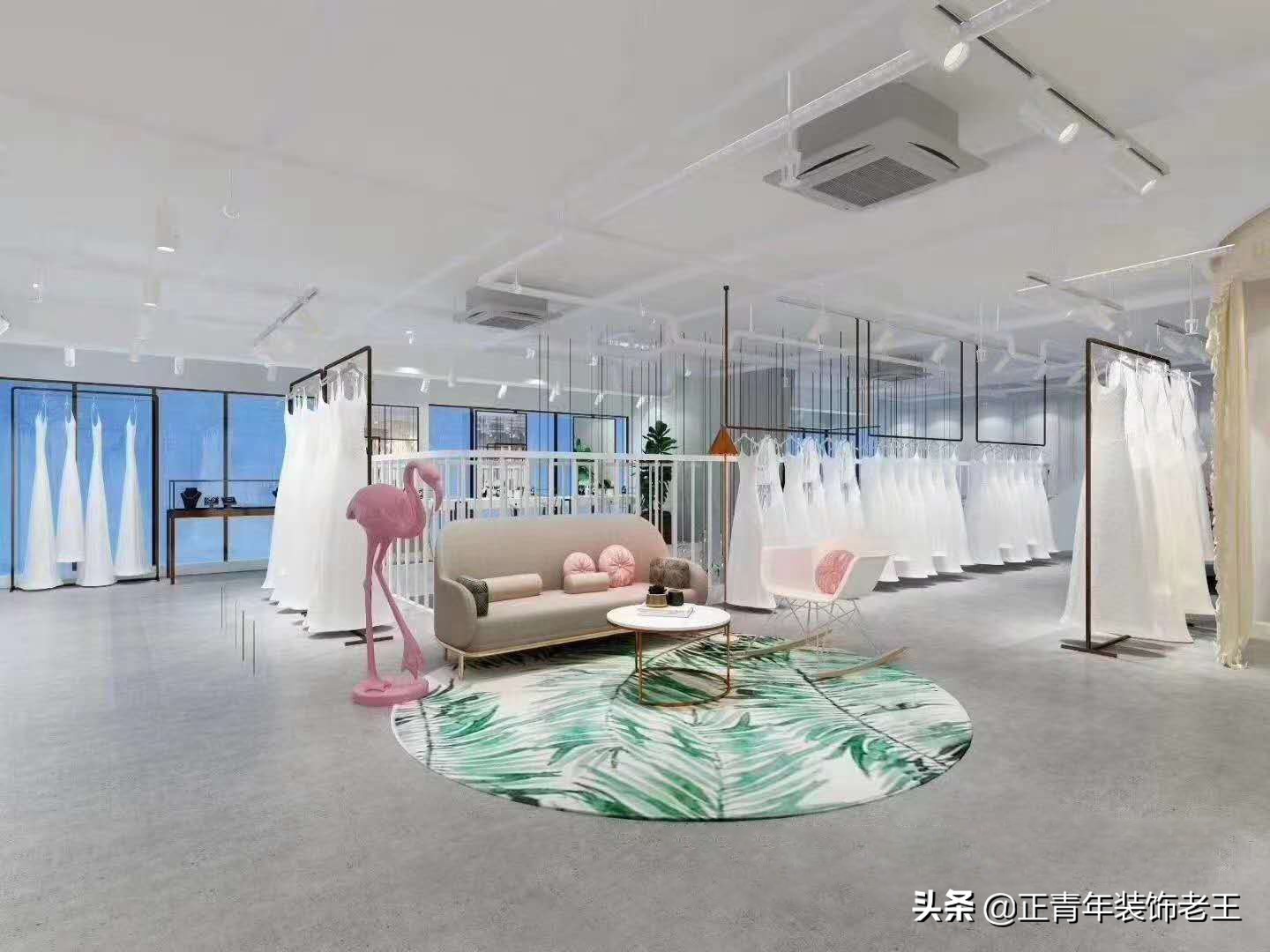 服装店装修风格效果图60平方,最新服装店装修风格图