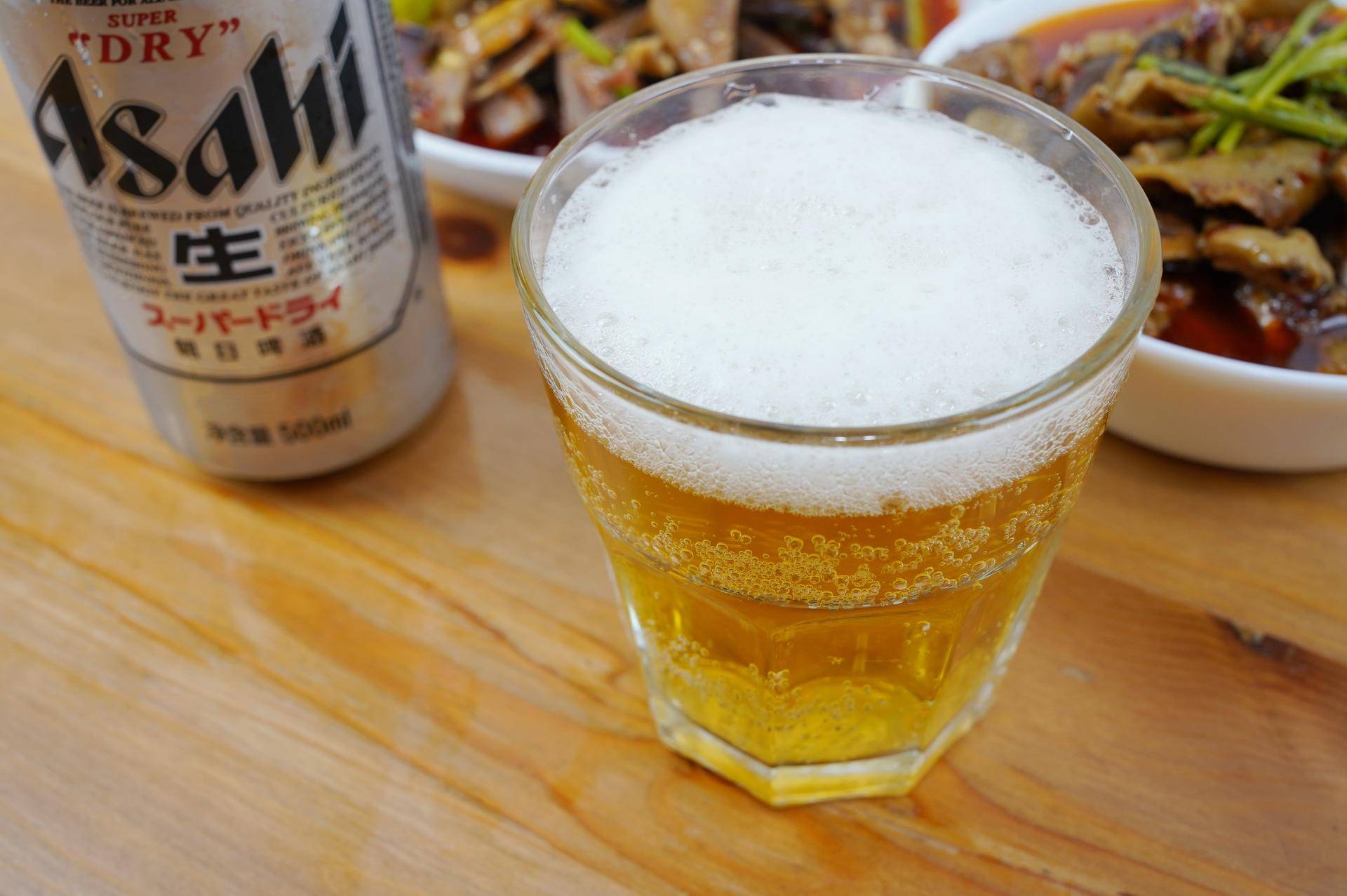 asahi朝日啤酒超爽生啤,asahi朝日辛口啤酒测评