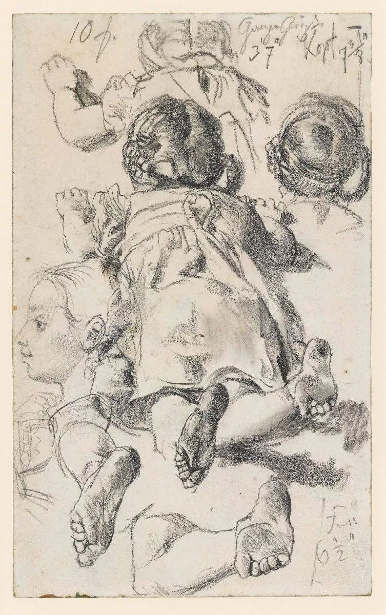 解析速写模范生门采尔，学习速写综合技法！|LAO大师