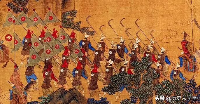 古代扛旗兵为什么要冲在最前面,古代战争扛大旗