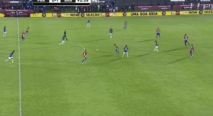 巴西主场3-0击败巴拉圭,巴西4-1胜巴拉圭