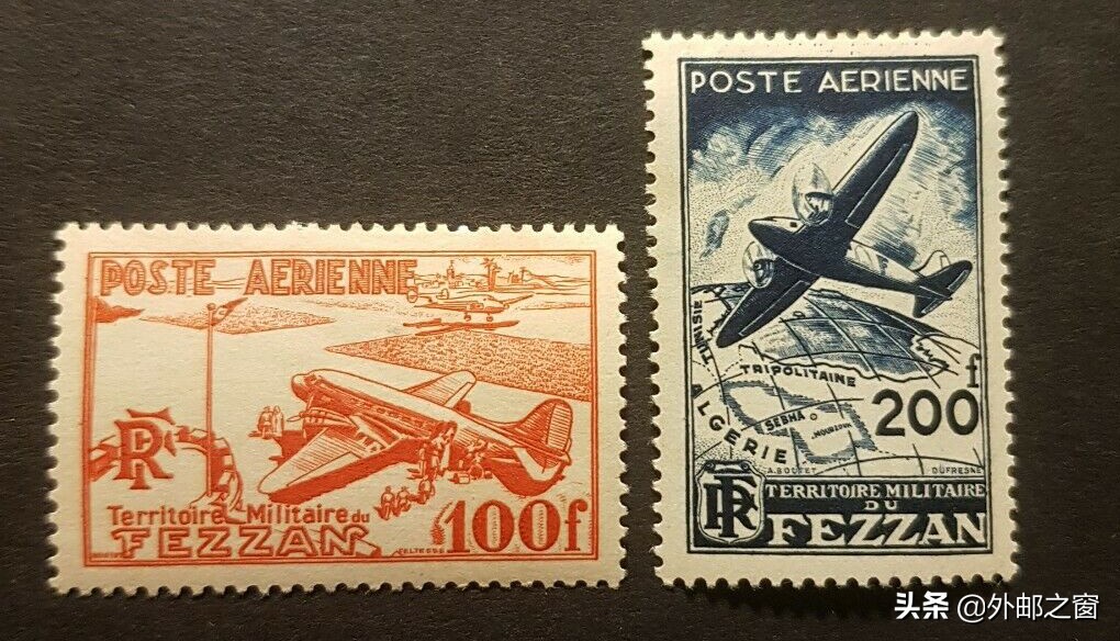 点滴邮票看历史之：法国占领区费赞与加达梅斯