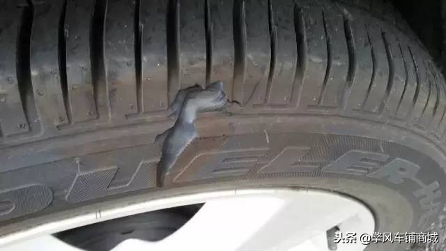 货车轮胎侧面破损如何修复,宝马防爆轮胎侧面破损